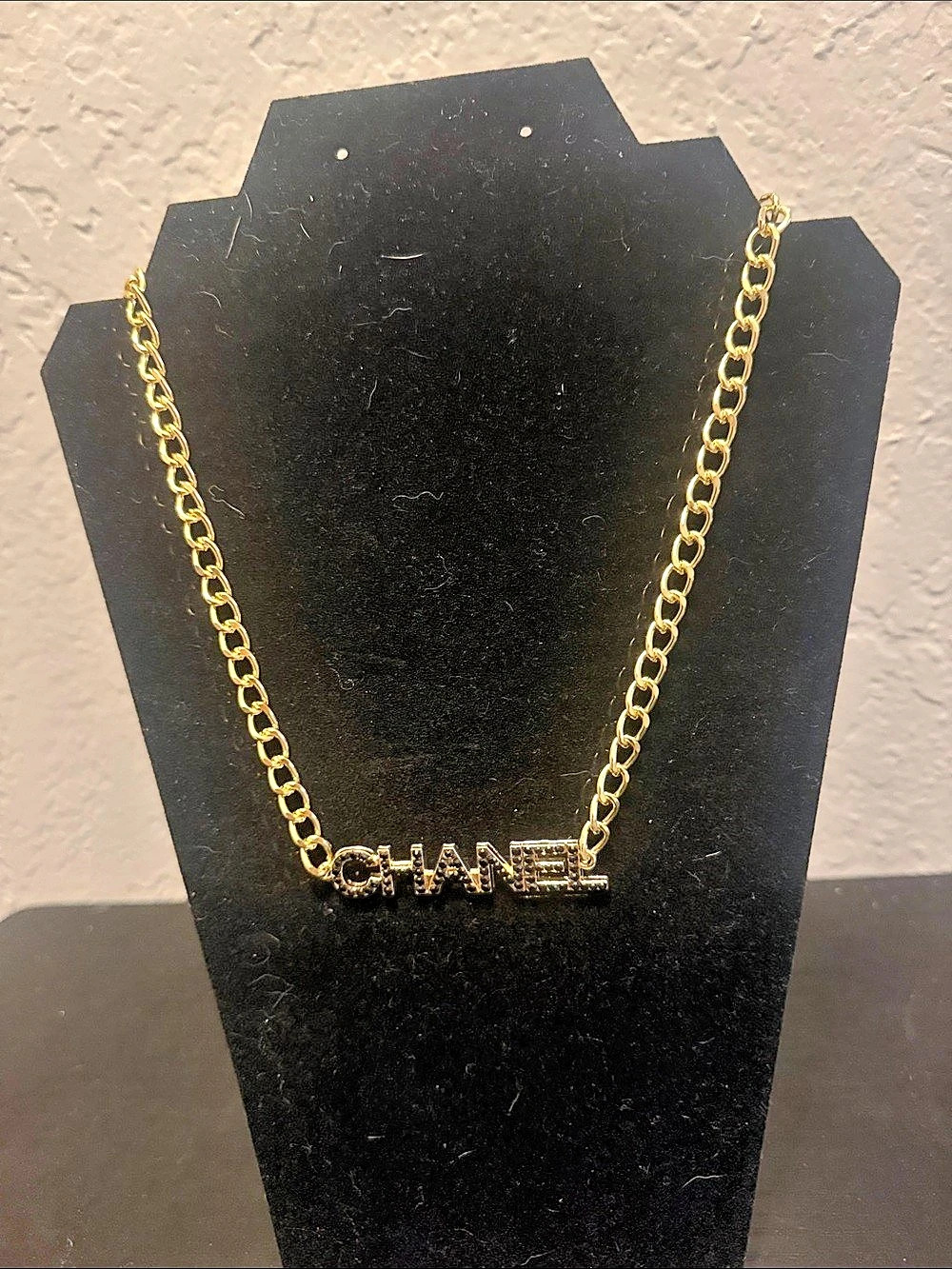 Inspired Gold-Tone Pendant Necklace